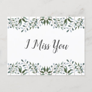 Eucalyptus Greenery Floral... Briefkaart