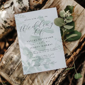 Eucalyptus Greenery Foto Weddenschap Kaart