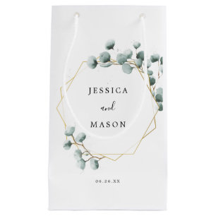 Eucalyptus Greenery Hotel Mariage Sac cadeau