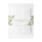 Eucalyptus Greenery leveert het bruinbruin van de  Uitnodigingen Wikkel (Voorkant Voorbeeld)