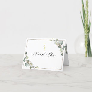 eucalyptus greenery lijst baptisme dank je kaart