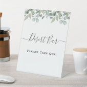 Eucalyptus Greenery Mariage panneau du bar à desse (In SItu)