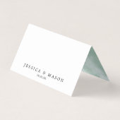 Eucalyptus Greenery Place kaarten (Achterkant)