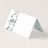 Eucalyptus Greenery Place kaarten (Voorkant)