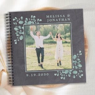 Eucalyptus Greenery Rustic Photo Budget Weddenscha Notitieboek