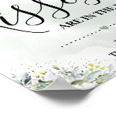 Eucalyptus greenery sappend hoeveel kissenbord poster (Hoek)