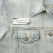 Eucalyptus greenery script zakenmedewerker naamplaatje (In situ)