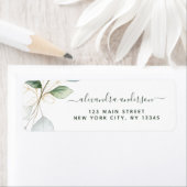 Eucalyptus Greenery Succulent Elegant Wedding Etiket (Insitu)