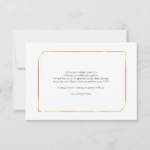 Eucalyptus Greenery Sunflower Succulent Bedankkaart (Achterkant)