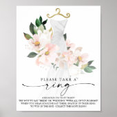 Eucalyptus Greenery Vrijgezellenfeest Ring Game Po Poster (Voorkant)