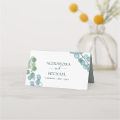 Eucalyptus Greenery Waterverf Botanical Wedding (Achterkant)