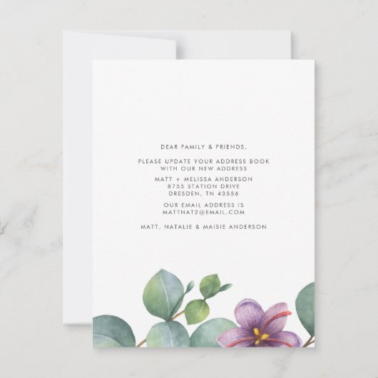 Eucalyptus Greenery We hebben botanische beweging  (Achterkant)