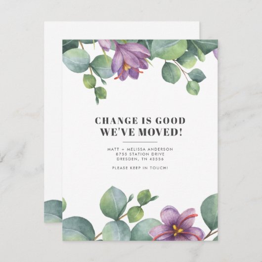 Eucalyptus Greenery We hebben botanische beweging (Voorkant / Achterkant)