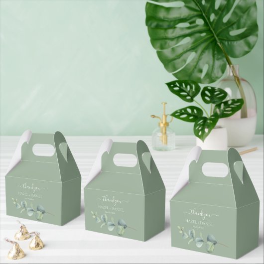 Eucalyptus Greenery Wedding Bedankt Bedankdoosjes (Meervoudige)