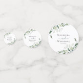 Eucalyptus Greenery Wedding Confetti (Achterkanten)