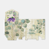 Eucalyptus Greenery Wedding Favor Boxes Bedankdoosjes (Uitgevouwen)