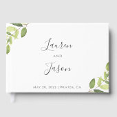 Eucalyptus Greenery Wedding Gastenboek (Voorkant)