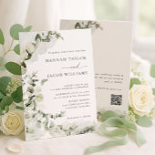 Eucalyptus Greenery Wedding Invitation
