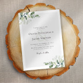 Eucalyptus Greenery Wedding Kaart