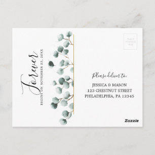 Eucalyptus Greenery Wedding RSVP Briefkaart