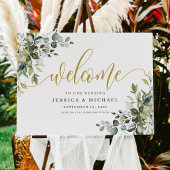 Eucalyptus Greenery Wedding Welkomstteken Poster