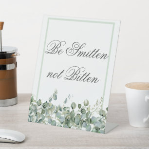 Eucalyptus Greenery - Wees geslagen, niet gebeten Reclamebord Met Voetstuk