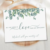 Eucalyptus Greenery wil dat je ons aantrouwt Kaart