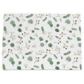 Eucalyptus Greenery Zilveren Dollar Gum Bloesems Groot Cadeauzakje (Voorkant)