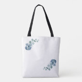 Eucalyptus groen bruiloft bruidsfeest draagtas (Achterkant)