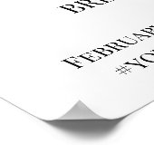 Eucalyptus groen bruiloft feest welkom bord poster (Hoek)