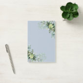 Eucalyptus groen bruiloft gebladerte baby's adem post-it® notes (Kantoor)