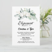 Eucalyptus groen Elopement Party Kaart (Staand voorkant)
