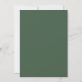 Eucalyptus groen geometrische bruidsshower kaart (Achterkant)
