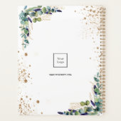 Eucalyptus groen goud business logo 2025 planner (Achterkant)