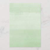 Eucalyptus groen goud eenvoudige elegante menu (Achterkant)