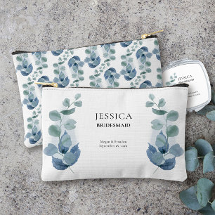 Eucalyptus groen Huwelijk Aangepaste Bruidsfeest Etui