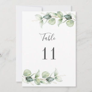 Eucalyptus groen Huwelijkszitplaats Tafelnummer