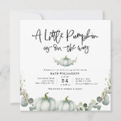 Eucalyptus groen kleine pompoen kaart (Voorkant)