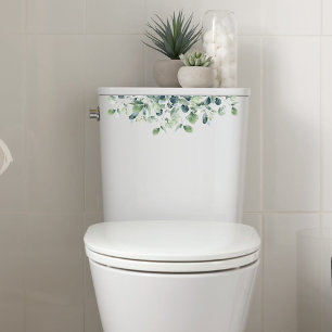 Eucalyptus Groen Plant Toilet Decoratie Decal