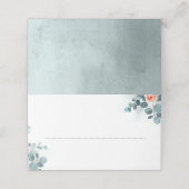 Eucalyptus groen takken Waterverf bruiloft (Buitenkant ongevouwen)