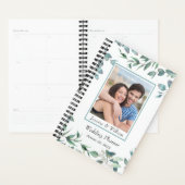 Eucalyptus groen Waterverf FOTO bruiloft Planner (Display)