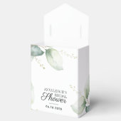 Eucalyptus groene botanische bruidsdouche bedankdoosjes (Geopend)