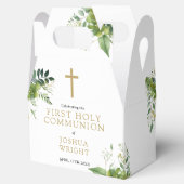 Eucalyptus Groene Eerste Heilige Communie Bedankdoosjes (Geopend)
