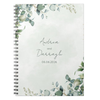 Eucalyptus Groene Huwelijksnotitieboek 1001A Notitieboek