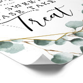 Eucalyptus Groene Liefde Is Zoete Gunsten Bord Poster (Hoek)