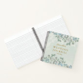 Eucalyptus groene waterverf bruiloft notitieboek (Binnen)