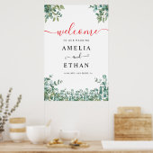 eucalyptus groene wedding poster (Keuken)
