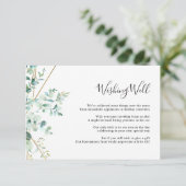 Eucalyptus Groene Wensputkaart Informatiekaartje (Staand voorkant)