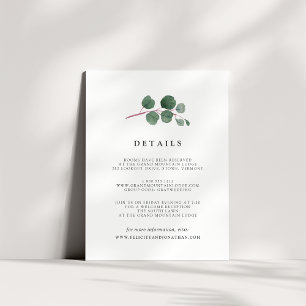 Eucalyptus Grove Guest Information Kaart