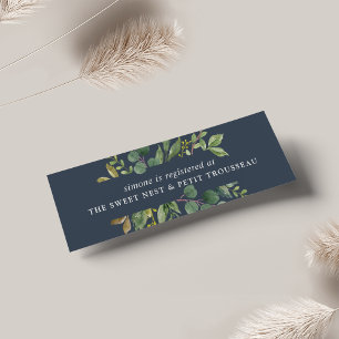 Eucalyptus Grove Registre de mariage Insérer des c